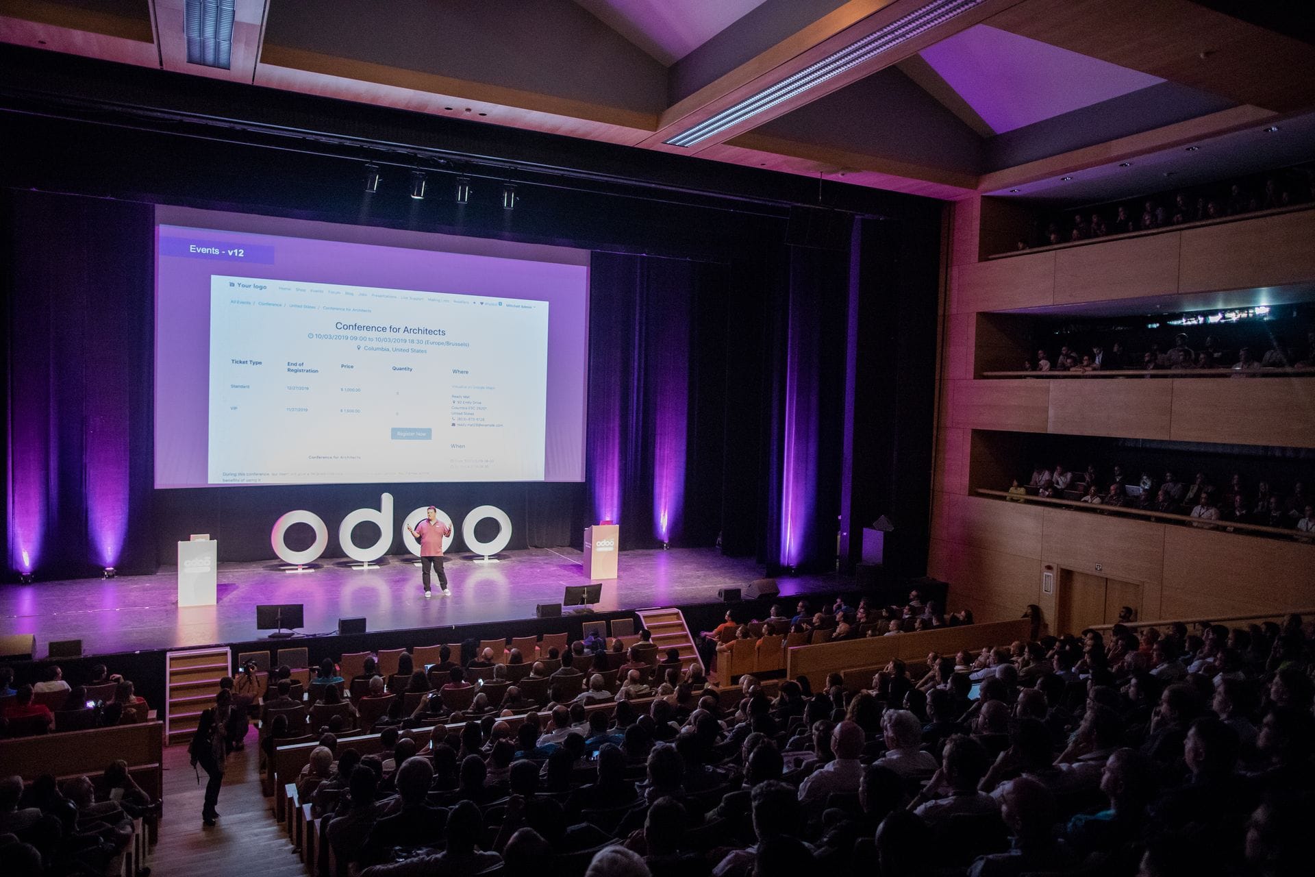 Conferencia de Odoo experience